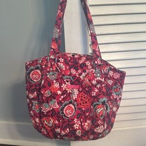 Satchel Vera Bradley Glenna Pixie Blooms Satchel Shoulder Bag Purse Pink Floral